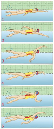 Rückenschwimmen in 6 Schritten